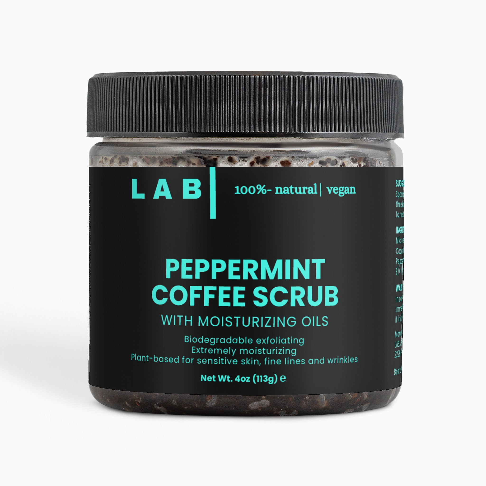 Peppermint Coffee Scrub